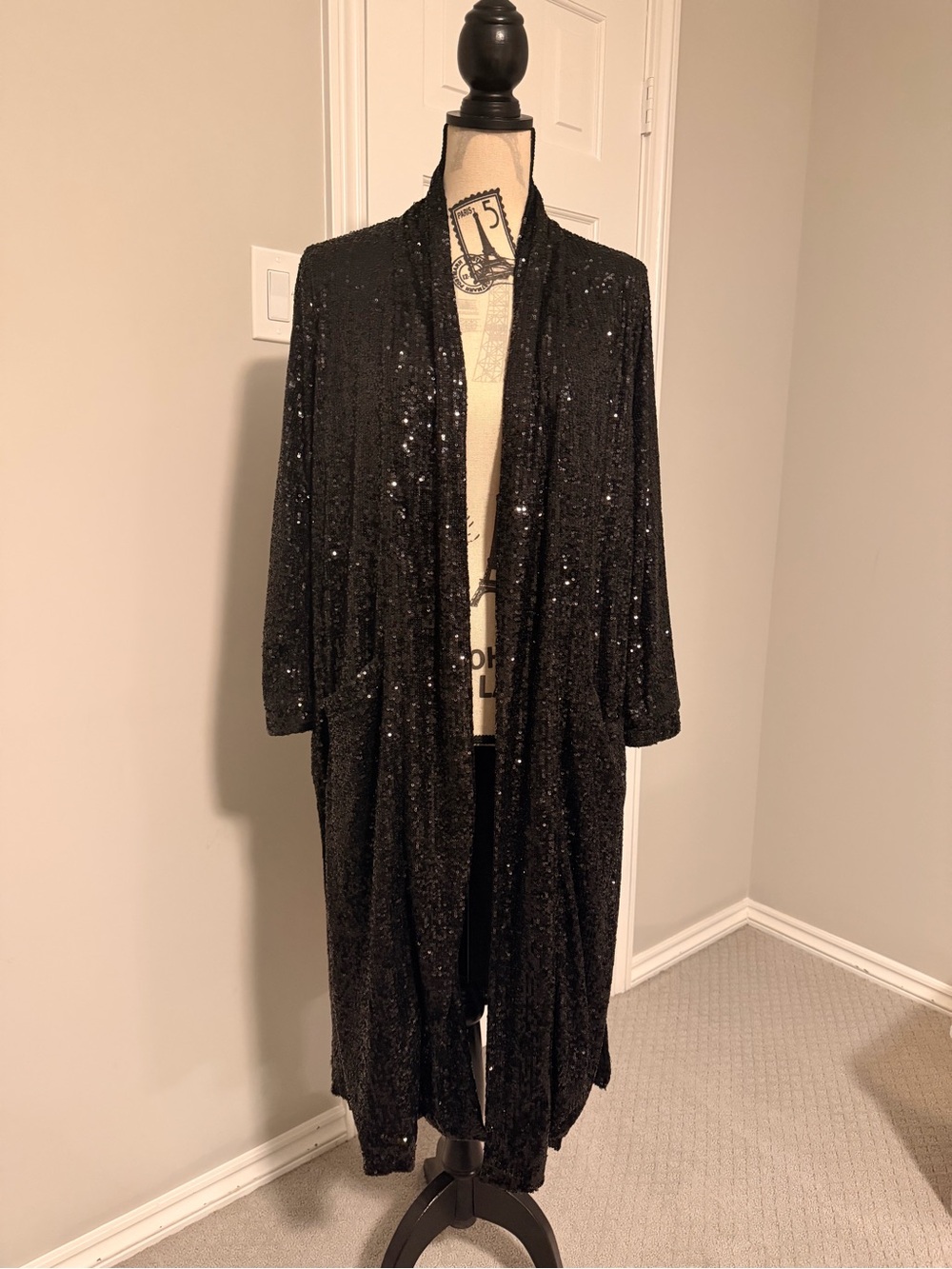 BB Dakota Black Sequin Jacket